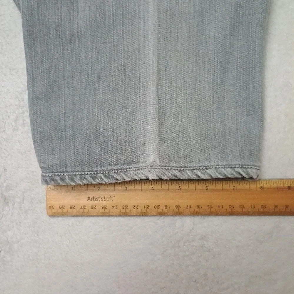AG Adriano Goldschmied Jeans Mens 33x31 Gray The Graduate Slim Straight Wash USA